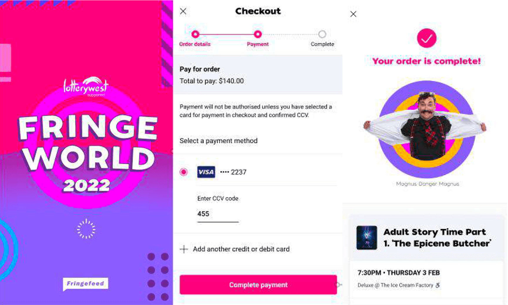 Fringe World Festival App